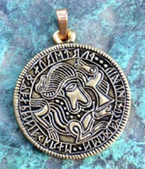 Wikinger Brakteat Amulett