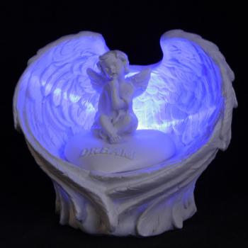 Engelsflügel mit Engelchen verschmitzt - LED2