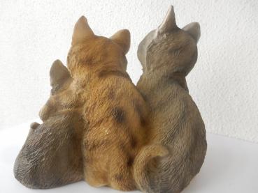 Figur 3 Katzen kuschelnd hellgrau und braun4