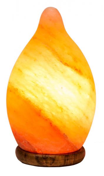Salzkristalllampe Tropfenform